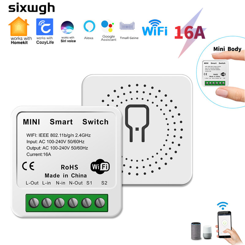 DIY Homekit Smart Switch MINI Smart Home Modifier Tuya Zigbee Relay