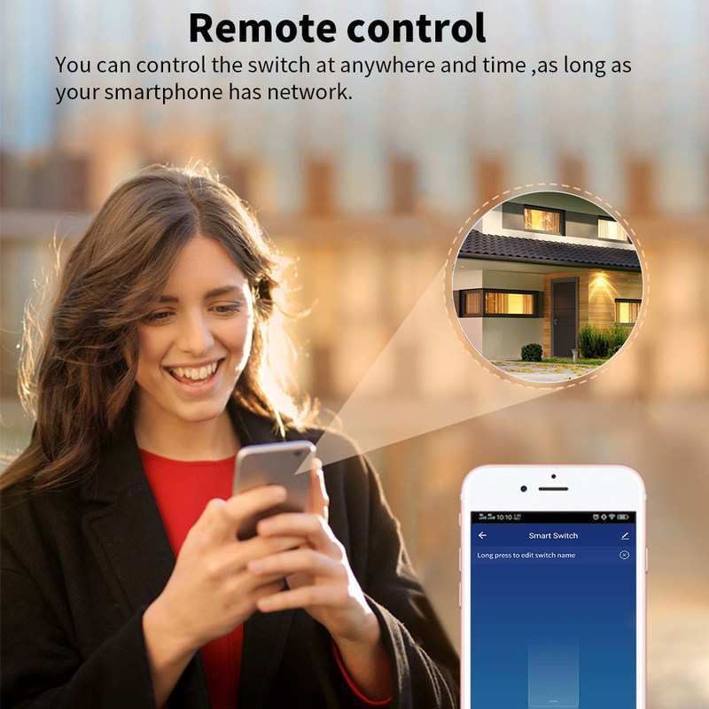 Tuya 16A 10A Wifi Switch Smart Breaker Module Smart Life APP Remote Control Switch Voice Relay Timer
