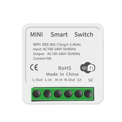 Tuya 16A 10A Wifi Switch Smart Breaker Module Smart Life APP Remote Control Switch Voice Relay Timer
