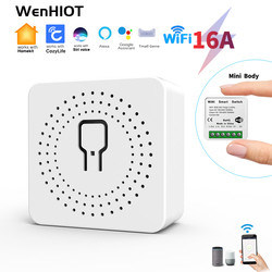 DIY MINI  Homekit Wall Switch Button Modifier Relay Module Work with tuya wifi app support voice control function