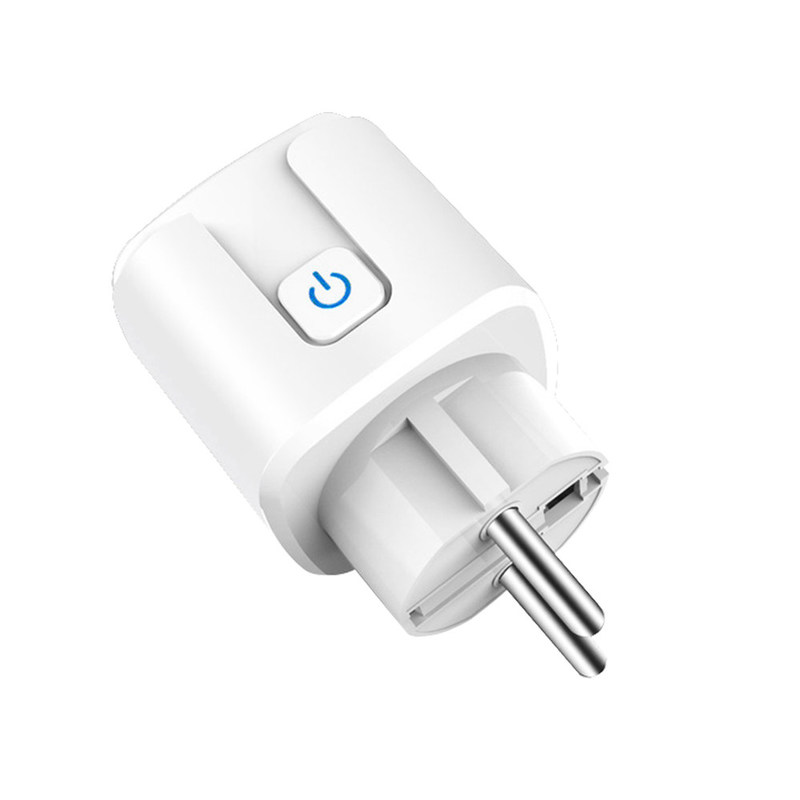 Tuya WIFI Smart Socket 16A EU Plug Tuya Voice Control Power Smart Light Bulb Socket