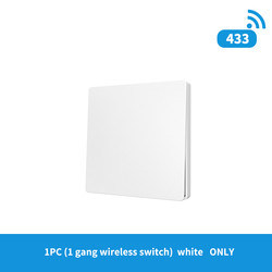 16A Wireless Wall Switch 86 Type Waterproof Self Powered Remote Light Switch