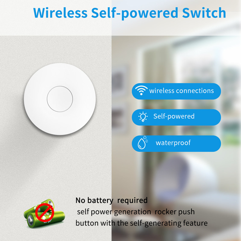 White Zigbee Smart Switch 86*86*40mm AC 100-240V Homekit Thread Light Switch