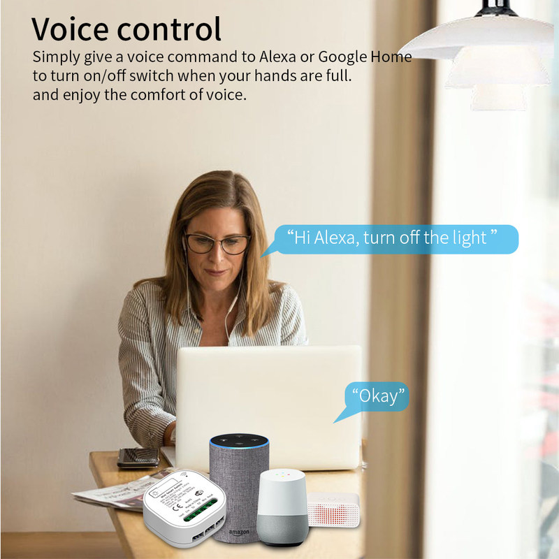 2.4GHz Wireless Remote Control Switch Wifi Three Key Self Homekit On Off Switch