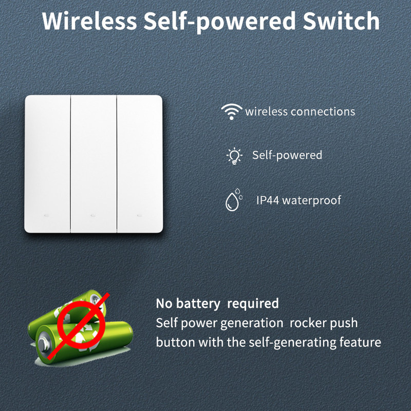 tuya Wireless Remote Control Switch controller and receiver match with tuya module support google alexa voice control