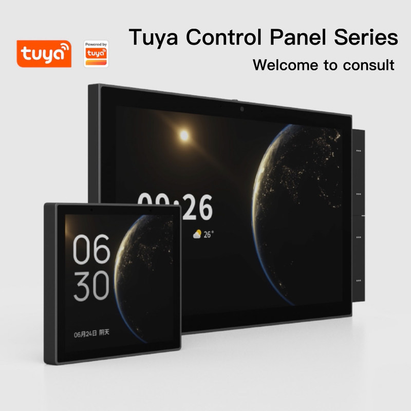 10inch Wifi Smart Home Touch Screen Panel Multiple Protocols Wireless Remote Control Socket built-in  voice control