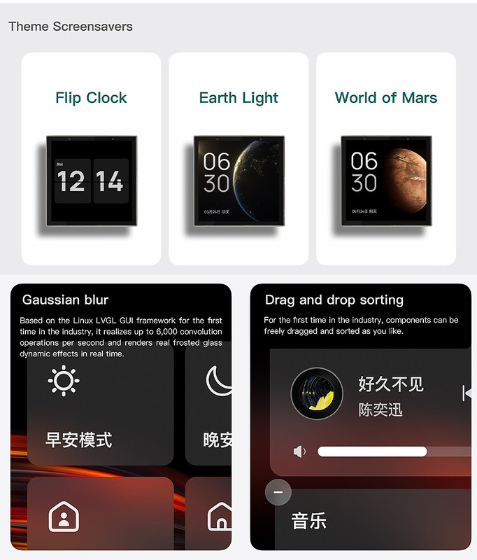 4inch Smart Display Controller The Perfect smart home autumation Solution connected with all the smart home products