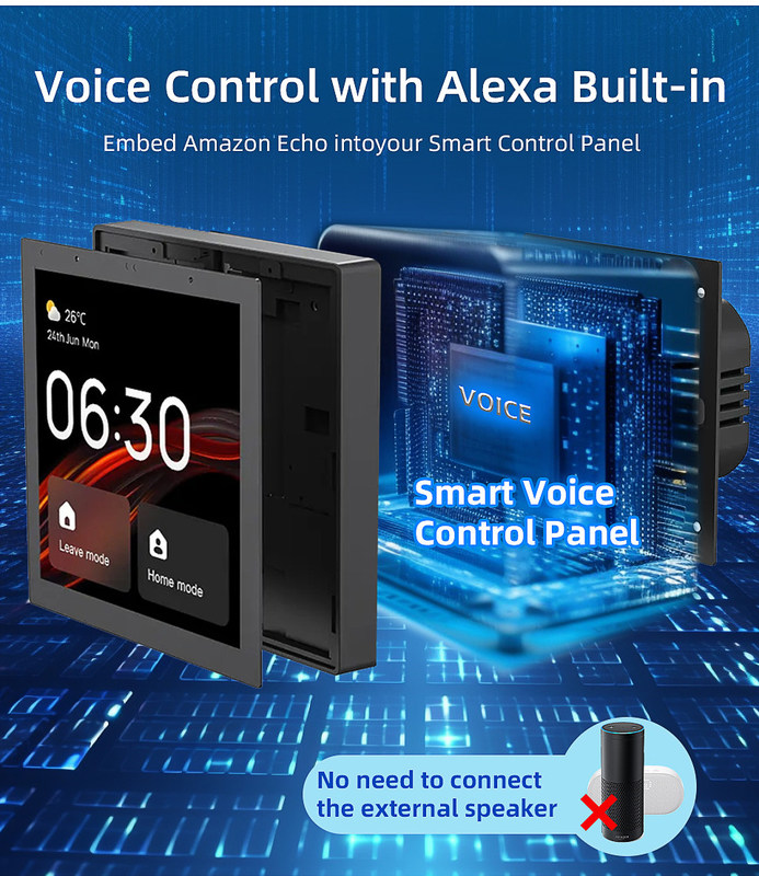 4inch Smart Display Controller The Perfect smart home autumation Solution connected with all the smart home products