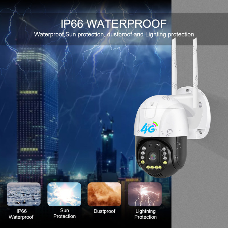4G version 1080p Smart Rotatable Camera With Night Vision Advanced Surveillance Technology provide security systerm