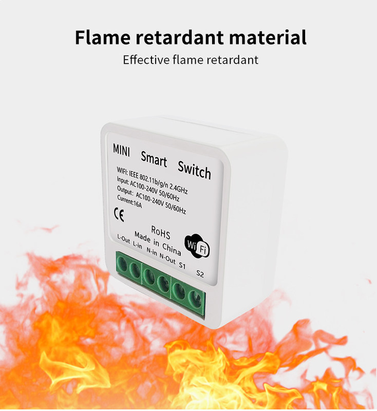 mini smart breaker Reliable Smart Solution - Wi-Fi Enabled Standard - Compact Device bset choice to refit old circuit