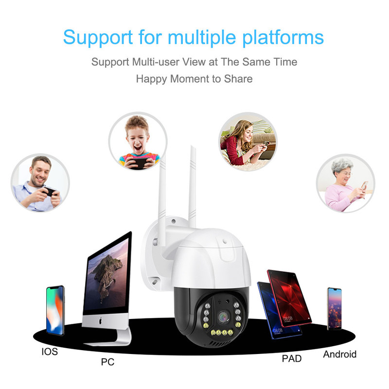WIFI Smart Monitor Camera Multi Angle Monitoring With Remote Access Provide the most security home security guarantee