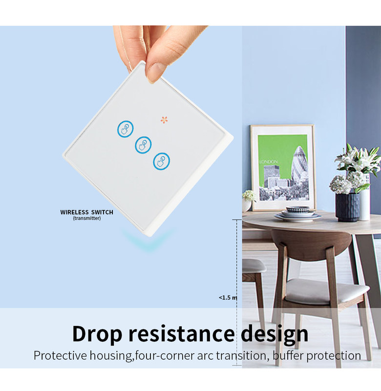 2.4GHz Homekit Smart Switch RF433 remote control switches For Home Automation support mutiple functions