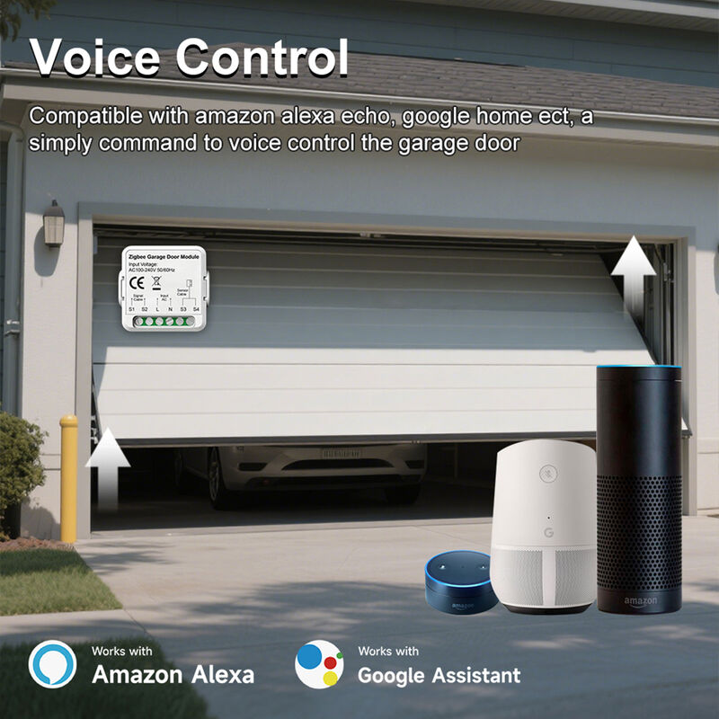 SIXWGH WiFi Zigbee Garage Door Opener Smart Switch Module Tuya Smart Life App Compatible Remote Control Timer Schedule Works