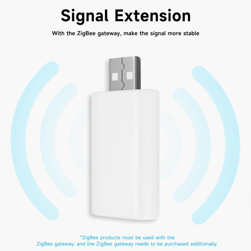 SIXWGH Zigbee Signal Repeater Extender Booster Tuya Smart Gateway USB Plug & Play Extends Range 20-30m Large Home Mesh Network