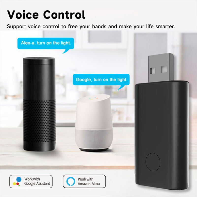 SIXWGH Universal IR WiFi Remote Control with Alexa/Google Home App Control Tuya OS Rotatable Design for Hotel RV Smart Home Hub