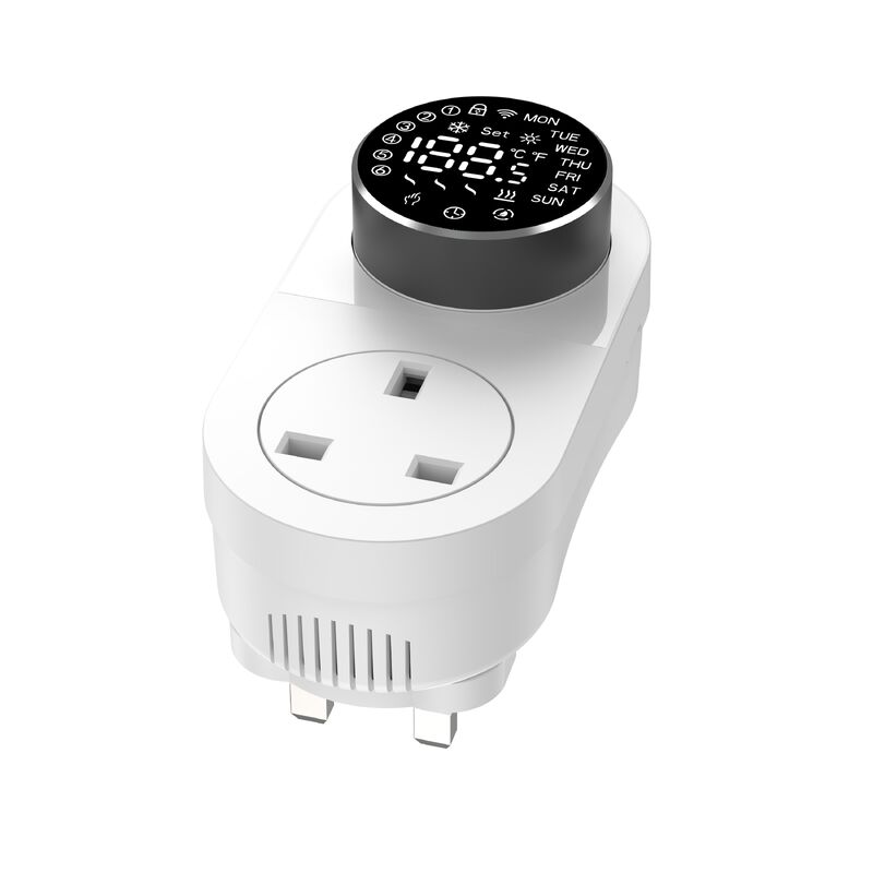 SIXWGH Smart Wi-Fi for Plug-in Thermostat 16A LED Screen APP/Voice Remote Control Heating Cooling NTC Sensor Home Aquarium