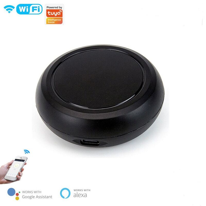 OEM/ODM Smart IR RF Hub, Tuya White Label Universal Remote Control for Smart Home Hotel HVAC System Integration