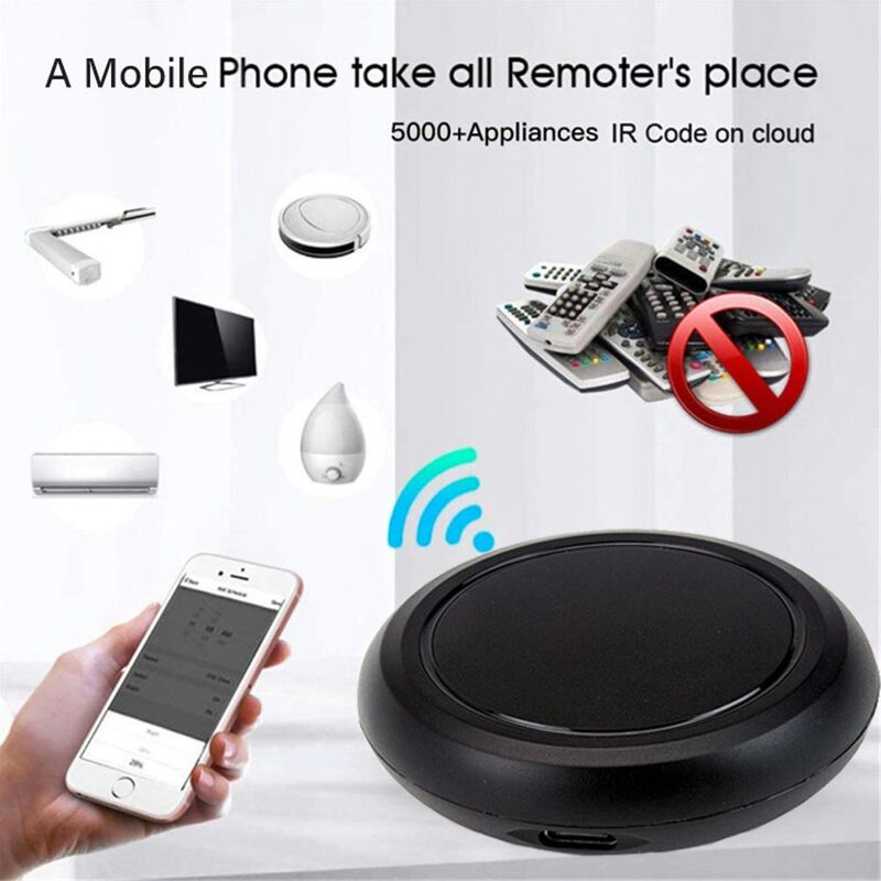 OEM/ODM Smart IR RF Hub, Tuya White Label Universal Remote Control for Smart Home Hotel HVAC System Integration