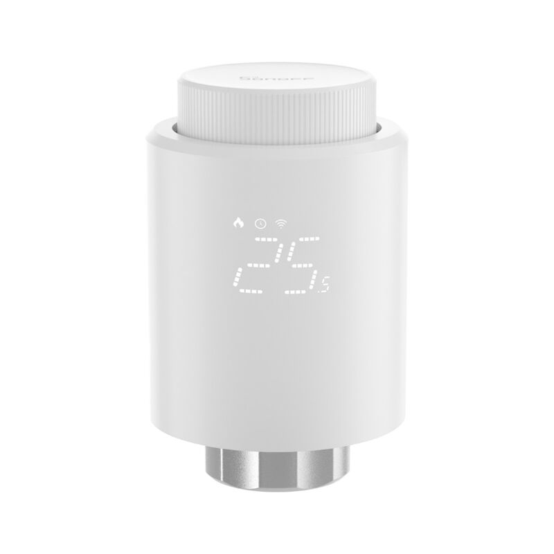SIXWGH Tuya Zigbee Smart Thermostatic Radiator Valve TRV APP Voice Control Auto Schedule Bar Design Alexa/Google Home Compatible