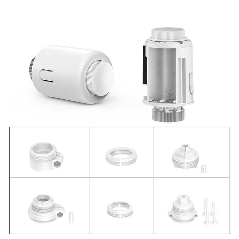 SIXWGH Tuya Zigbee Smart Thermostatic Radiator Valve TRV APP Voice Control Auto Schedule Bar Design Alexa/Google Home Compatible