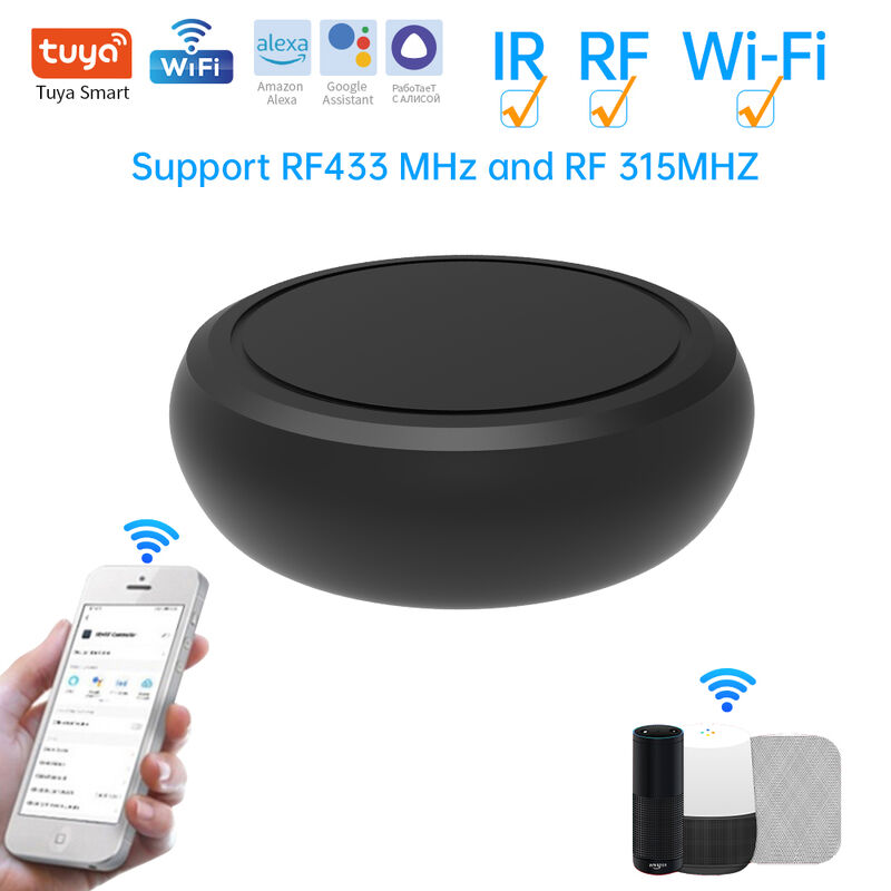 Tuya Smart Home Universal Remote Control Switch, DC 5V Relay Wifi IR RF, Tuya/Smartlife Compatible