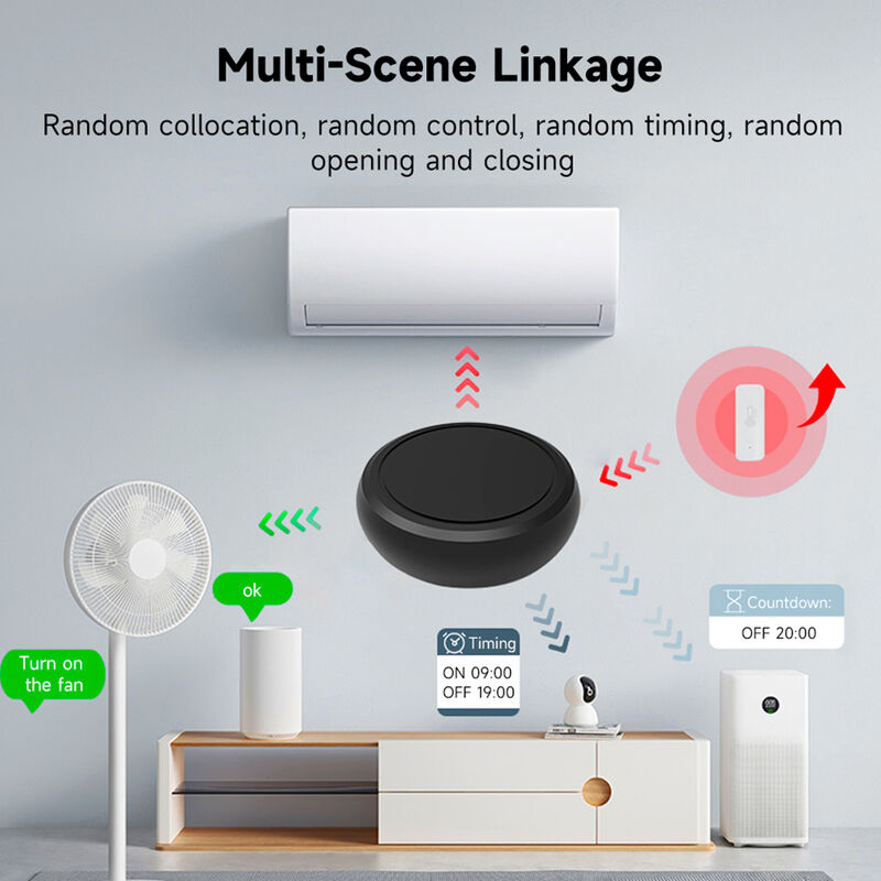 SIXWGH Universal Smart Remote Control Wi-Fi IR + RF Alexa Google Home Voice Control 433/315MHz for TV Fan Tuya Smart Life App