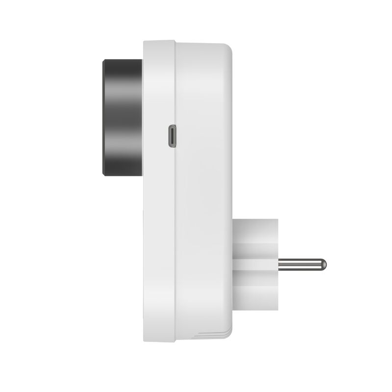 Smart Dual-Mode 16A 100-240V Temperature Controller Alexa/WiFi Connectivity LED Knob Temp Alarm for Power Socket Plug