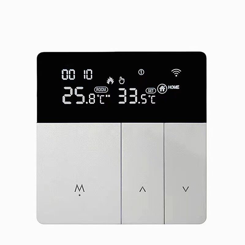 SIXWGH Smart WiFi Thermostat Tuya App Voice Control 16A Load LCD Programmable Temperature Controller for Electric Floor Hotels