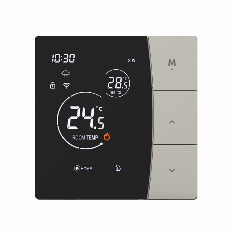 SIXWGH Smart WiFi Thermostat for Hotel Use Tuya App Voice Control Electric Floor Heating 16A Load LCD Temperature Controller