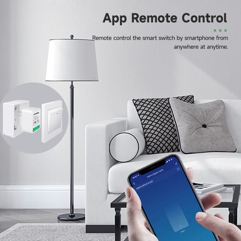 16A Mini ZigBee Smart Switch, Tuya App Remote Control, Works with Alexa/Google Home, DIY Module with Timing/Group/2-Way Control