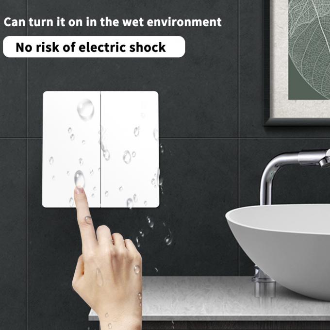 Wall Light Self Powered Wireless Switch Outdoor Waterproof Push Button Switch 2